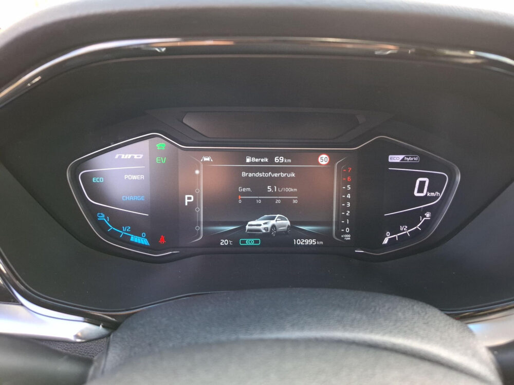 Kia Niro 1.6 GDi Hybrid ExecutiveLine | cruise control | elektrisch glazen schuif-/kanteldak| navigatie | lederen bekleding