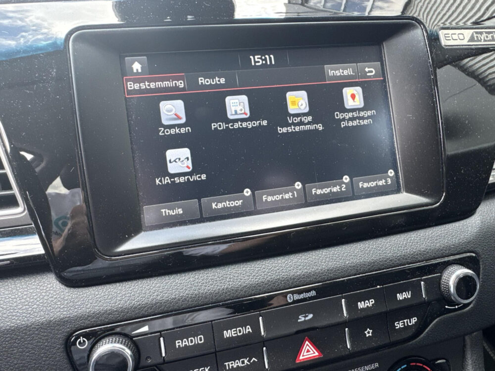 Kia Niro 1.6 GDi Hybrid DynamicPlusLine Leder Stoelverwarming Stuurverwarming navigatie Camera trekhaak